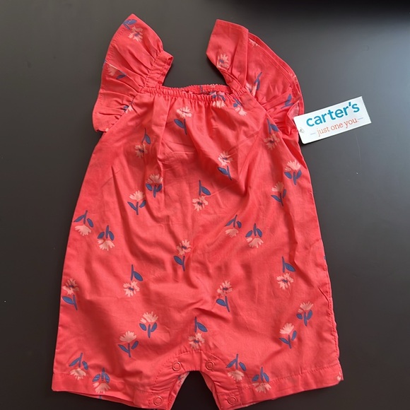 Lot of 100% cotton summer baby girl clothes. Size 3month and 0-3 months. - Picture 2 of 9